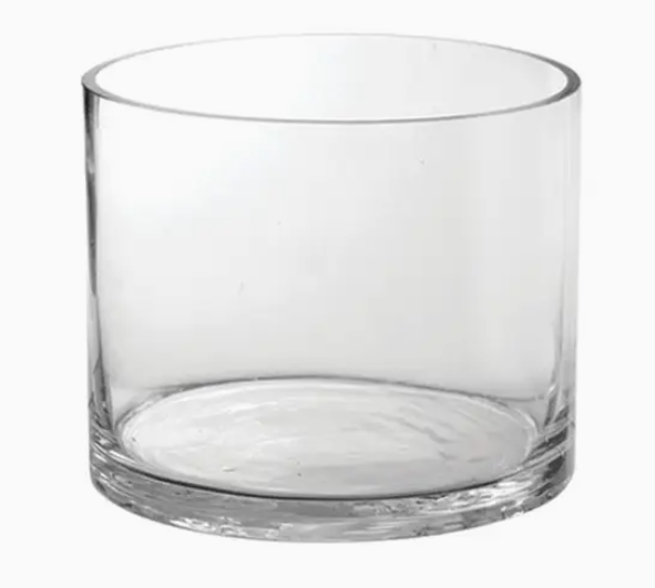 Terrarium Cylinder Glass Bowl 6"