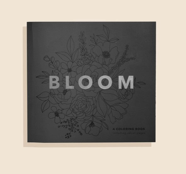 Bloom: A Mini Floral Coloring Book