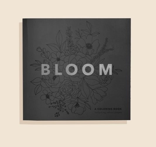 Bloom: A Mini Floral Coloring Book