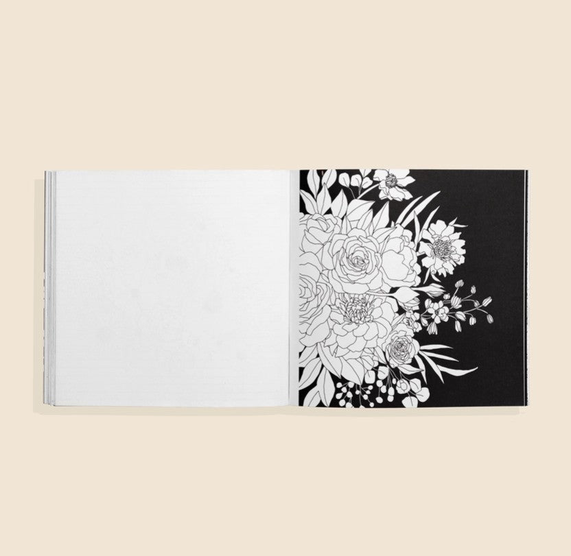 Bloom: A Mini Floral Coloring Book